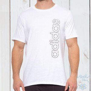 NWT ADIDAS MEN'S WHITE SHORT SLEEVE T-SHIRT